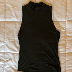 Mock neck tank